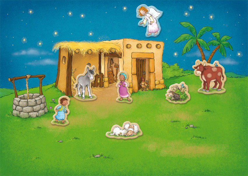 Magnetischer Adventskalender 2014