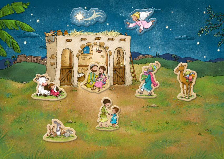 Magnetischer Adventskalender 2017