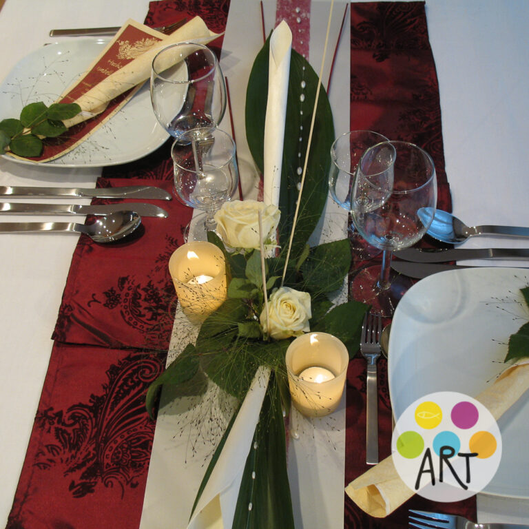 Visual-Design Tischdekoration
