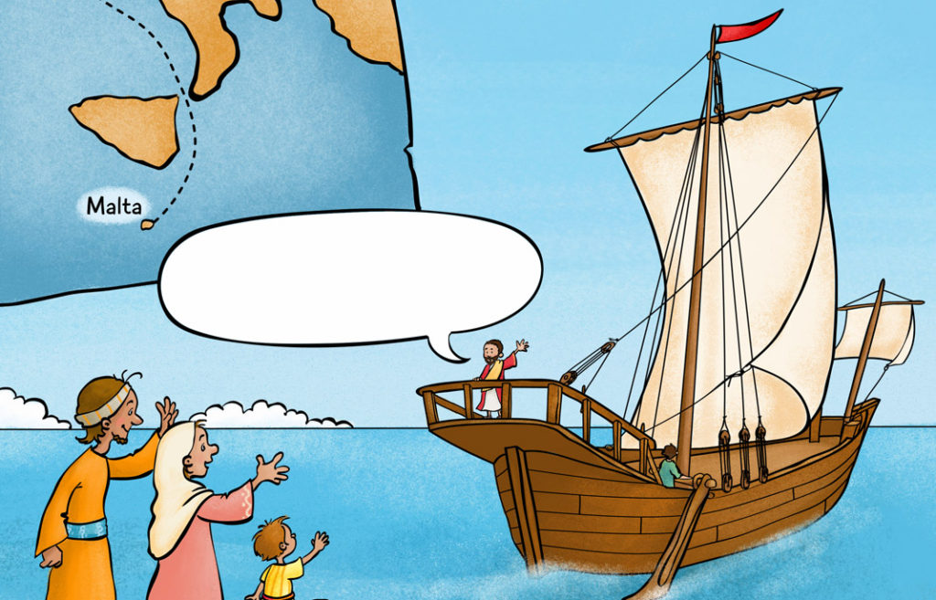 Rubbel-Rätsel-Heft Paulus auf Reisen