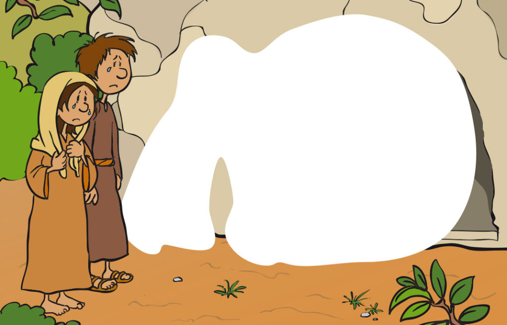 Rubbel-Rätsel-Heft Das leere Grab