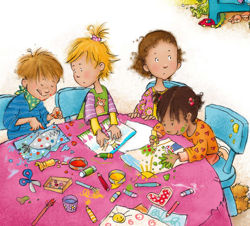 Als meine Mama einen Tag im Kindergarten blieb