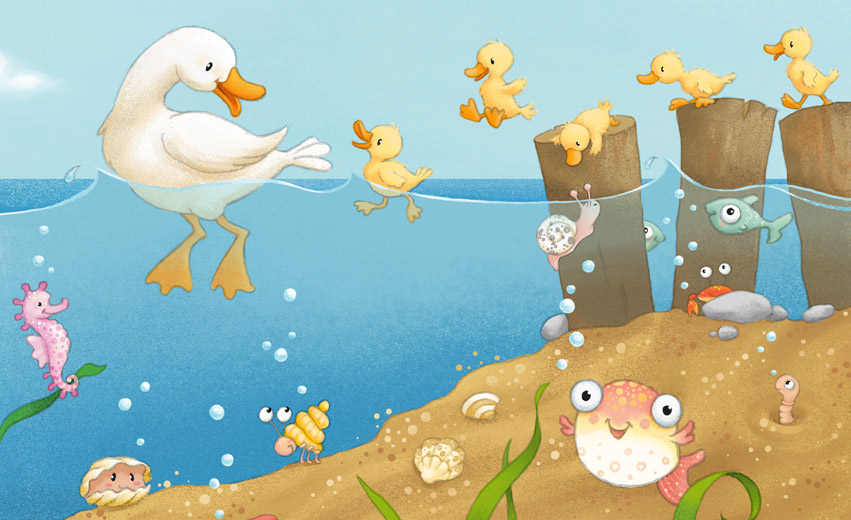 Ausschnitt Schwimmen