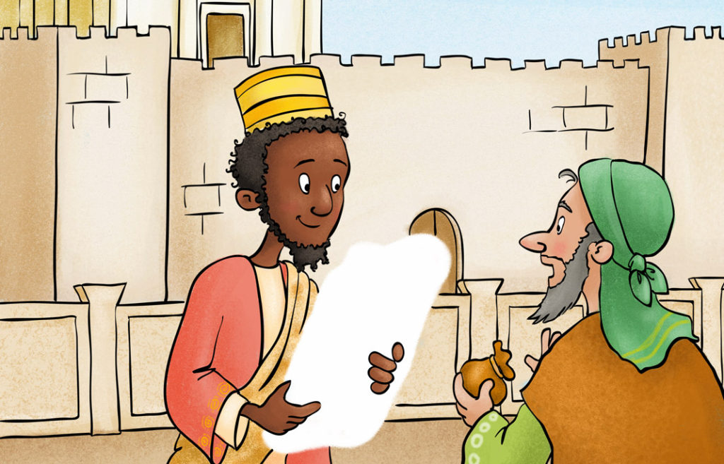 Rubbel-Rätsel-Heft Ein Beamter wird getauft