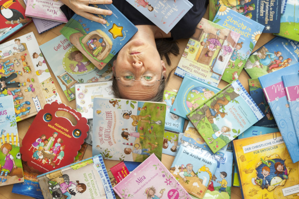 Tanja Husmann im Büchermeer