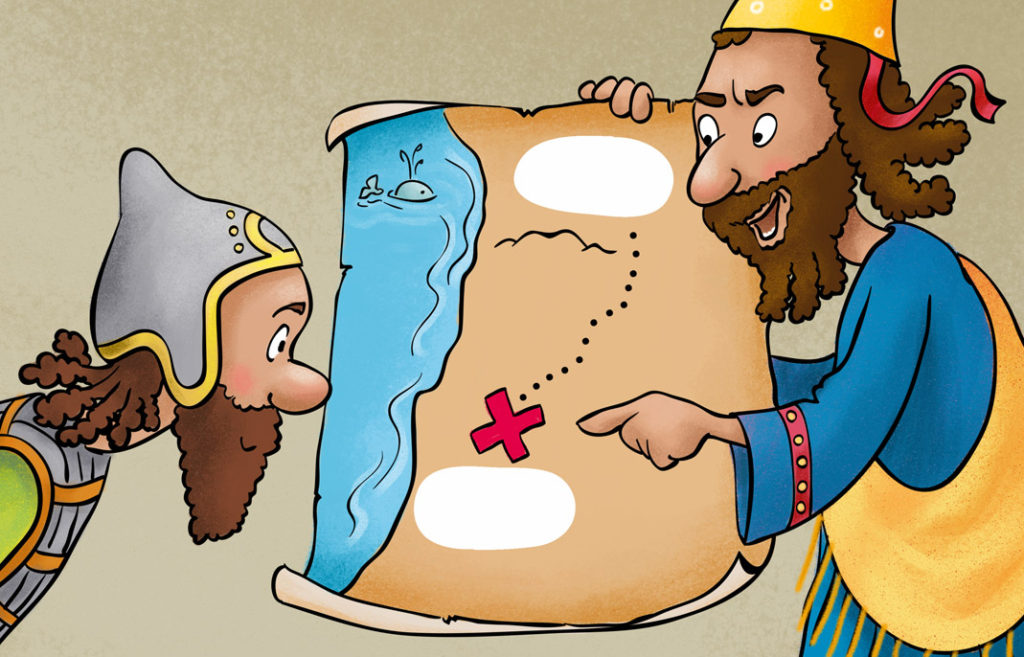 Rubbel-Rätsel-Heft Ein König wird ausgetrickst