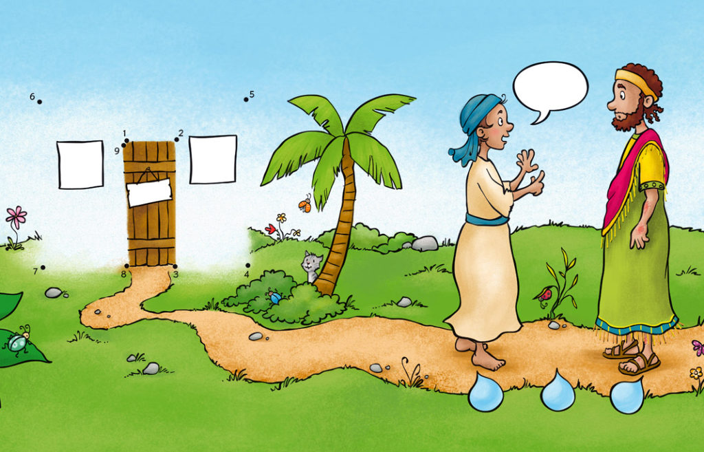 Rubbel-Rätsel-Heft Naaman geht baden