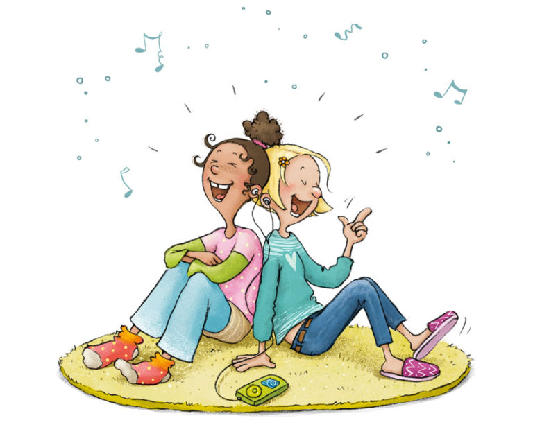 Freundinnen singen
