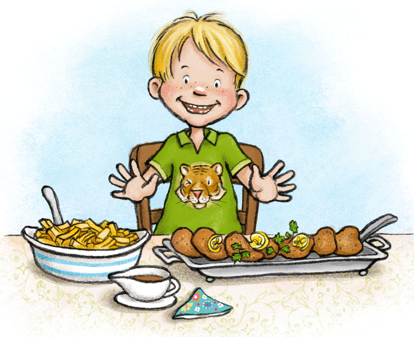 Anna feiert ein Fest