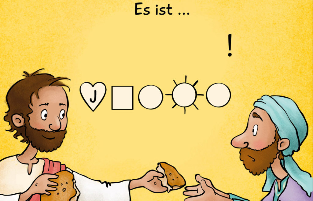 Rubbel-Rätsel-Heft Wiedersehen in Emmaus