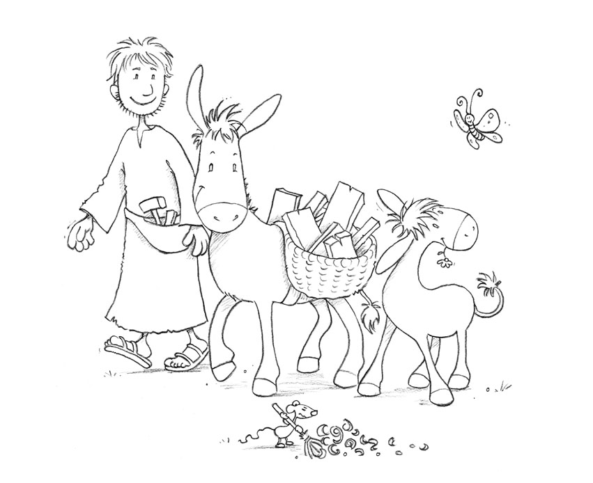 Der kleine Esel Ben und die Reise nach Bethlehem