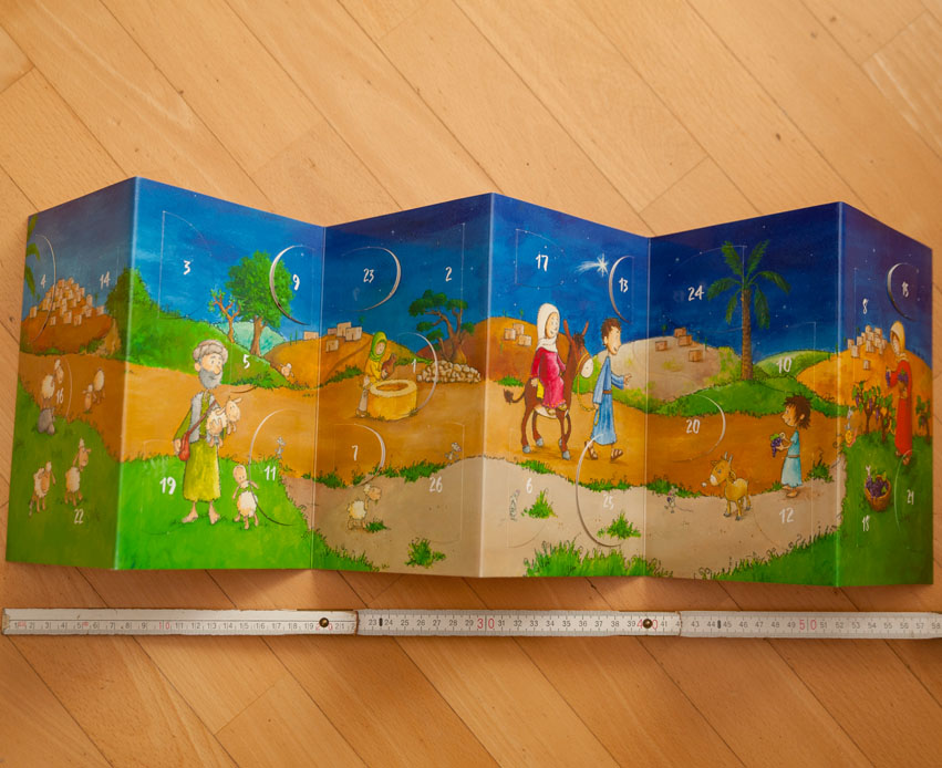 Der kleine Esel Ben und die Reise nach Bethlehem Adventskalender