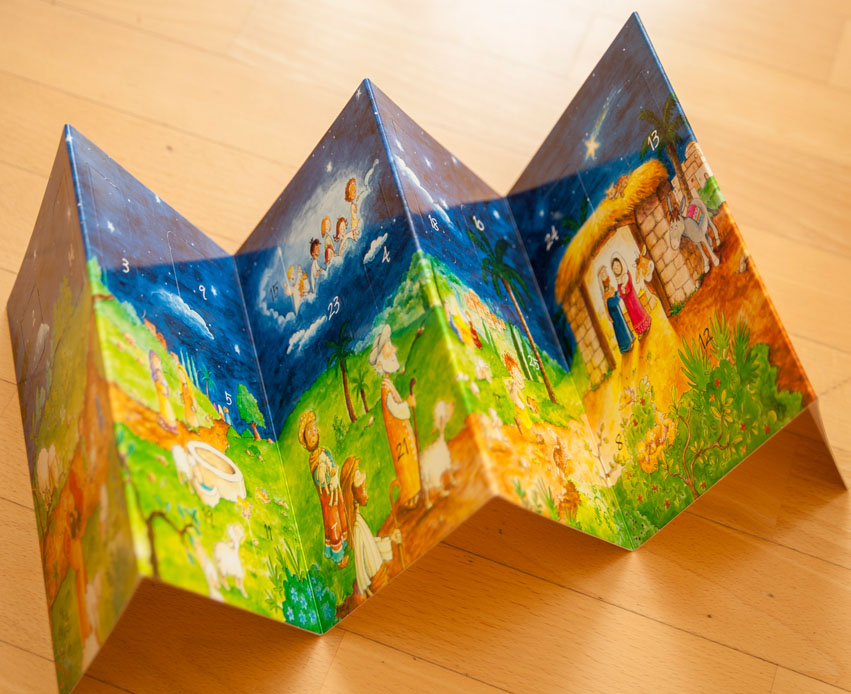 Simon und der König im Stall Adventskalender