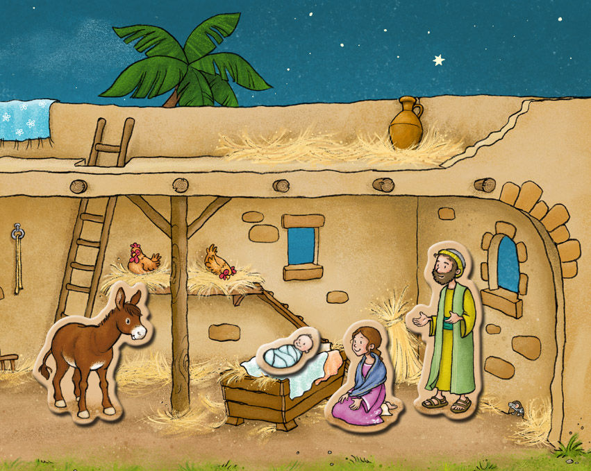 Meine Magnet-Bibel-Geschichte von Weihnachten