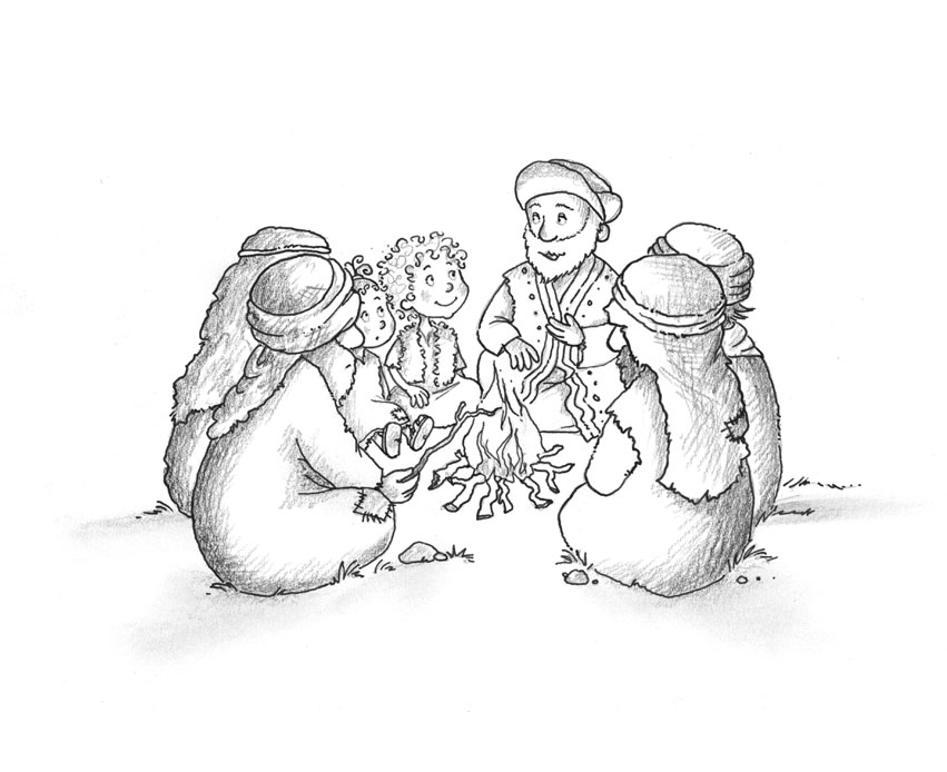 Simon und der König im Stall Adventskalender