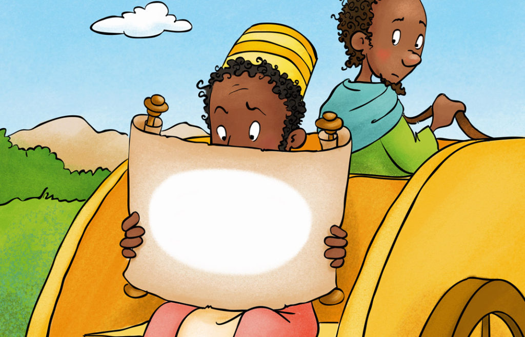 Rubbel-Rätsel-Heft Ein Beamter wird getauft