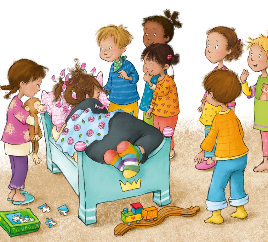 Als meine Mama einen Tag im Kindergarten blieb