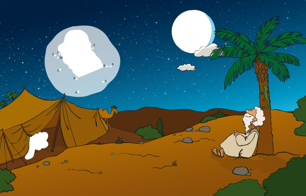 Rubbel-Rätsel-Heft Ein Mann vertraut Gott