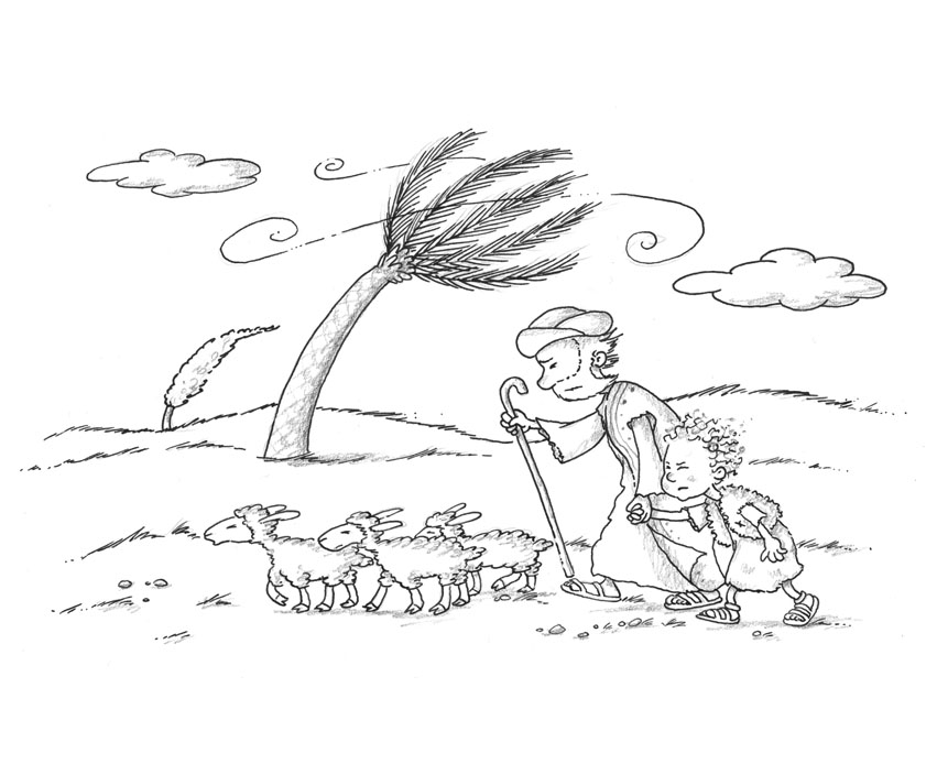 Simon und der König im Stall